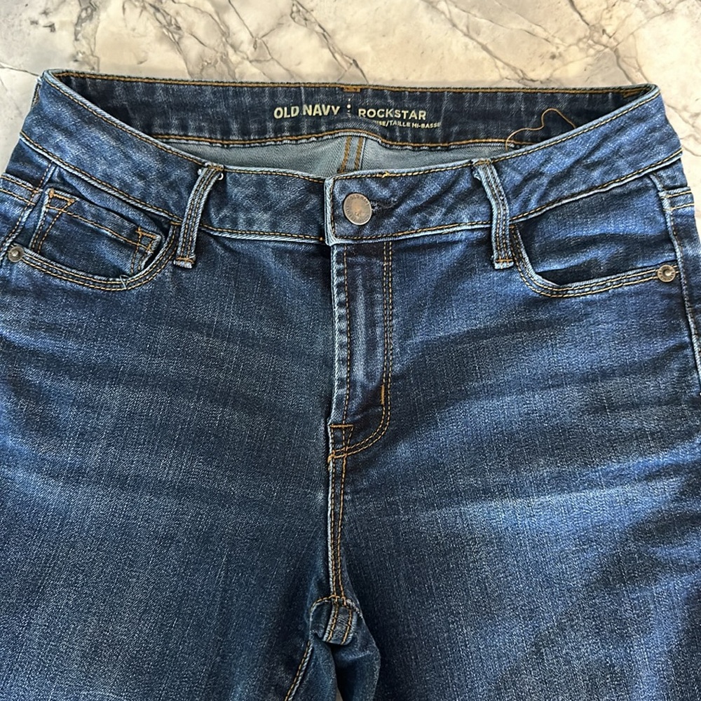 OLD NAVY ROCKSTAR MID-RISE DENIM - Picture 7 of 10
